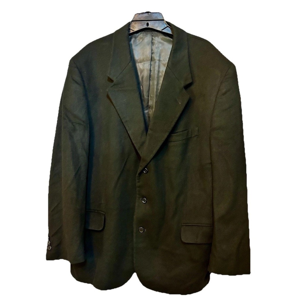 Mark Alexander Cashmere‎ Blend Blazer Black Men's Size 46R Jacket